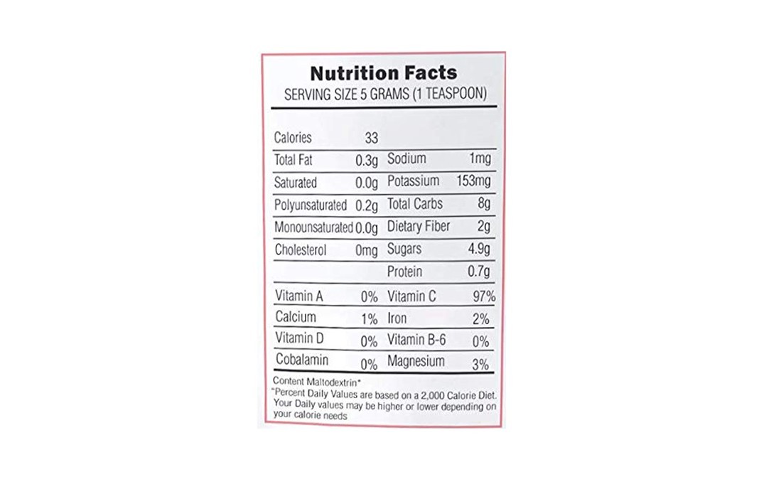 Nature's Gift Spray-Dried Strawberry Powder    Pack  1 kilogram